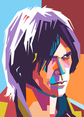 Neil Young pop art portrait