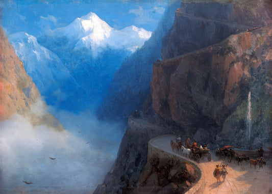 From Mleta to Gudauri painting