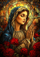 Virgin Mary Stained Glass