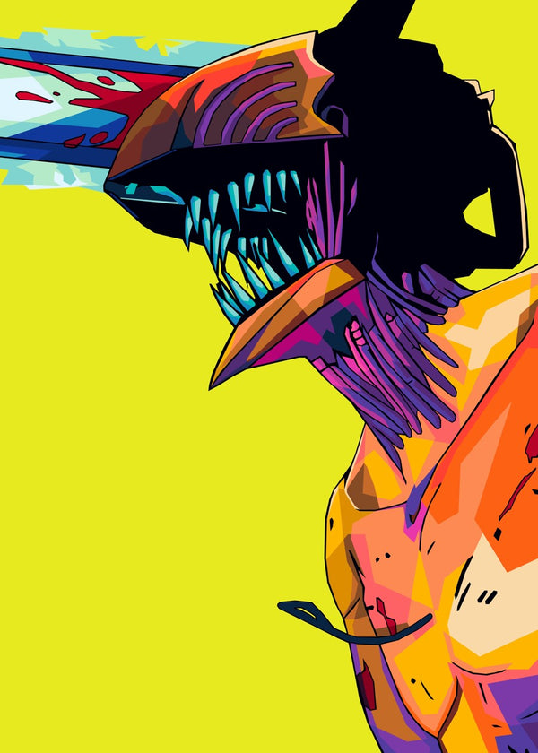 Chainsaw man Devil pop art