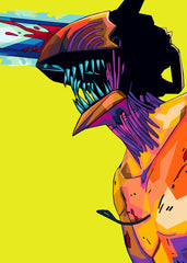 Chainsaw man Devil pop art
