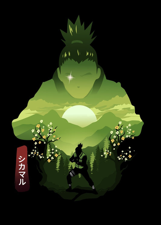 Shikamaru Minimalist Art