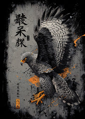 Japanese Hawk Art