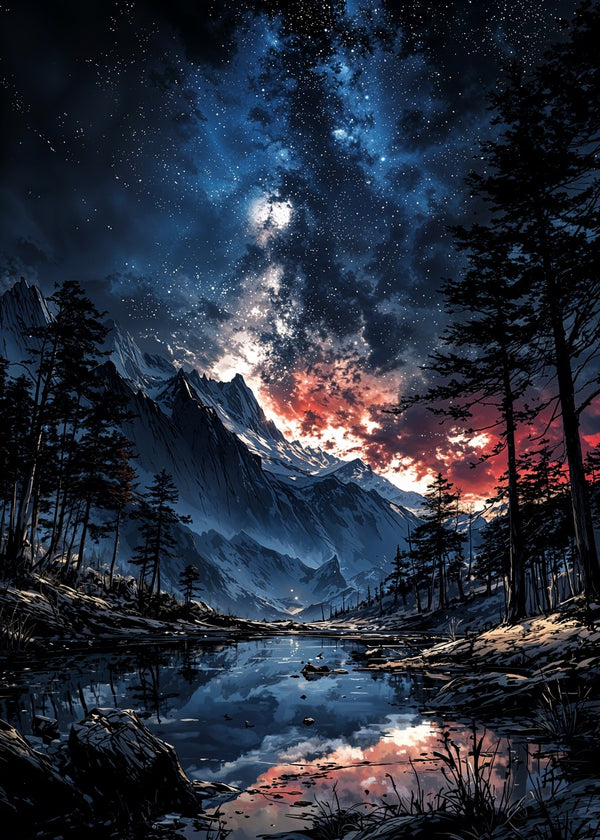 Starry Mountain Lake