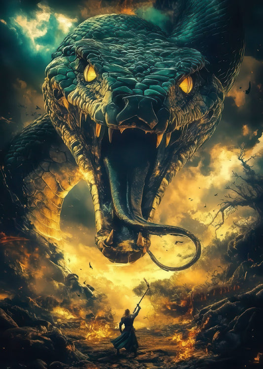 Giant Snake Confrontation