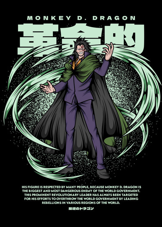 Monkey D. Dragon Leader Art