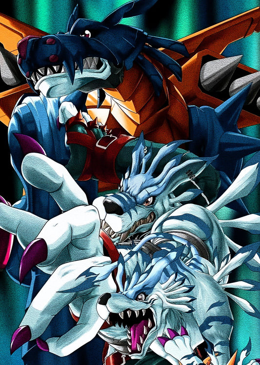 MetalGarurumon Style Art