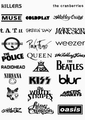Band Logos Collage