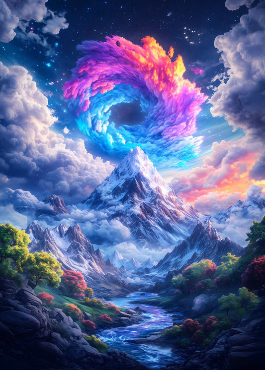 Cosmic Mountain Vortex