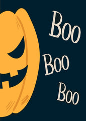 Repeat Boo Pumpkin Halloween