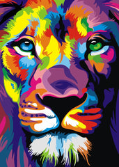 Pop art style Lion 