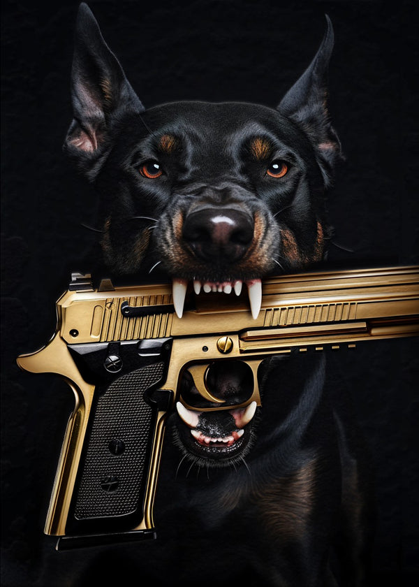 Doberman gun