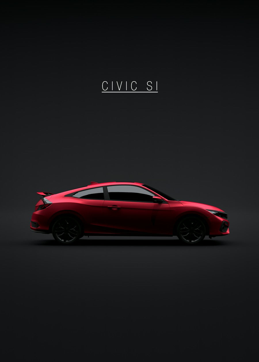 Honda Civic Si Coupe 2020 Red