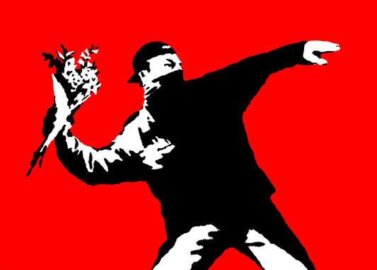 Flower Thrower by Banksy
