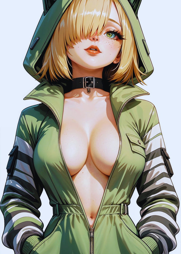 Fantasy hooded girl