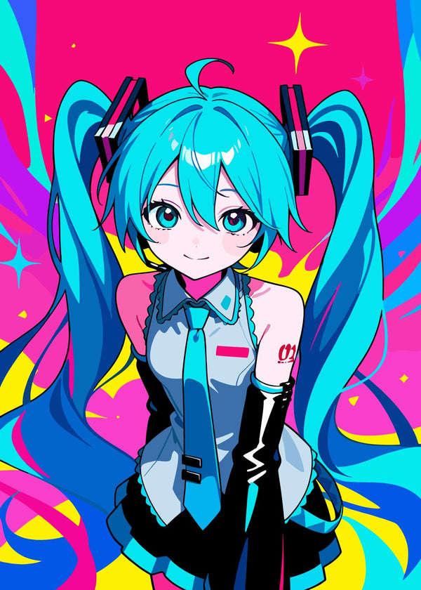 Neon Pop Idol Hatsune Miku