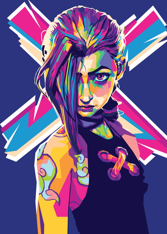 Jinx Arcane Pop Art