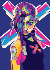 Jinx Arcane Pop Art