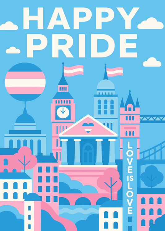 Happy Pride Cityscape UK