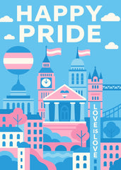 Happy Pride Cityscape UK