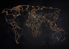 Mapa mundi Gold