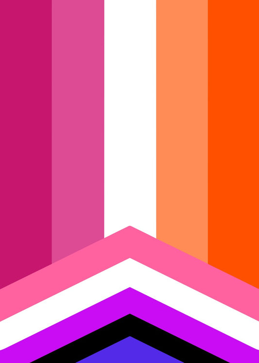 Lesbian Pride Flag Power