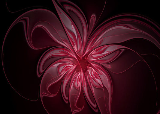 Crimson Fractal Bloom