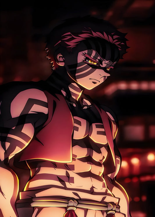 Akaza Dark and Brooding, Demon Slayer Kimetsu no Yaiba