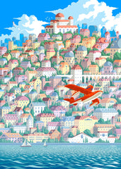 The red bird, Porco Rosso