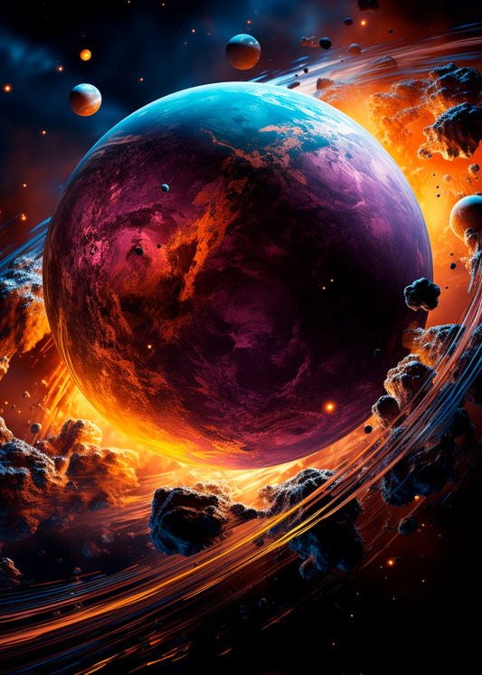 Asteroid Belt Ablaze