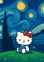 Kitty Starry Night