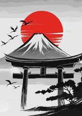 The Peaceful Sky of Japan