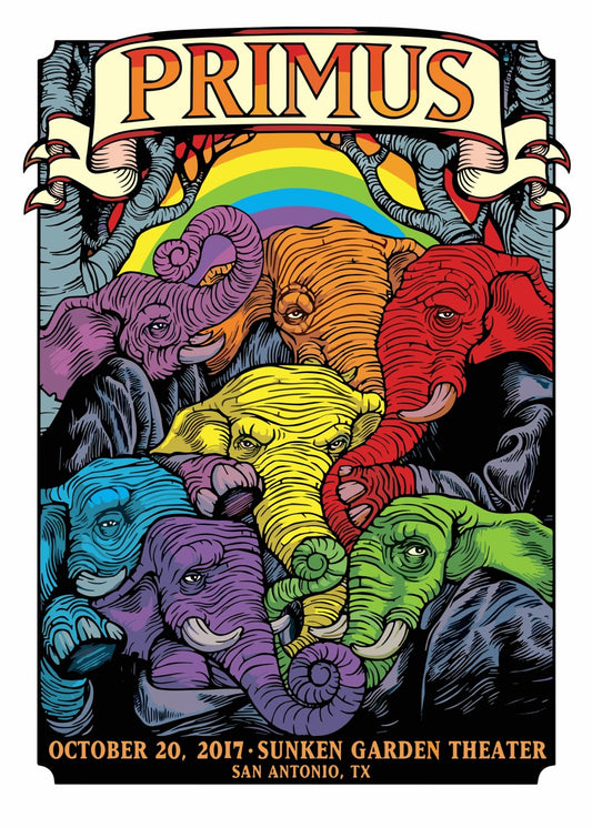 Primus Concert Poster Elephant