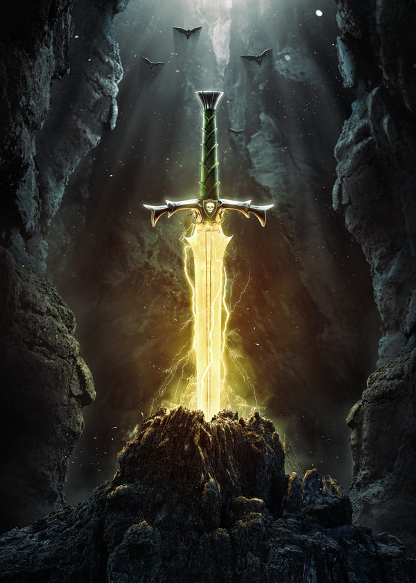 Glowing Fantasy Sword Art