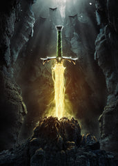 Glowing Fantasy Sword Art