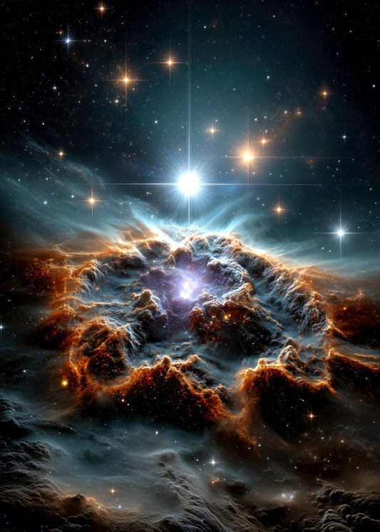 Majestic Cosmic Clouds Stars