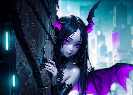 Neon Wings of the Night