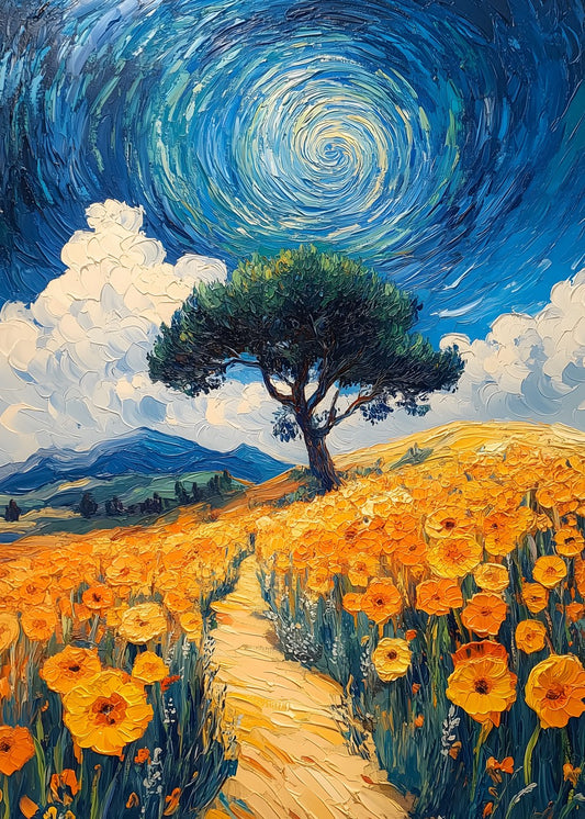 Whirlwind of Blooms