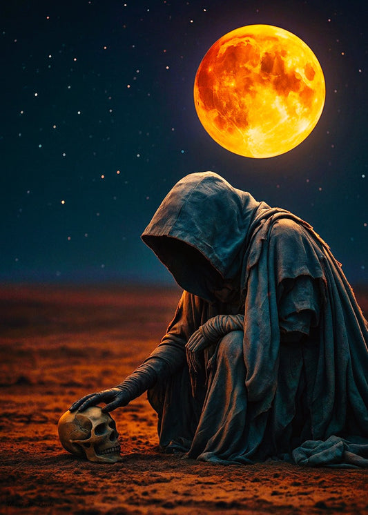 The Watcher of Souls Under the moon