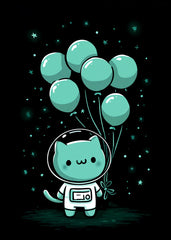 Balloon Space Cat