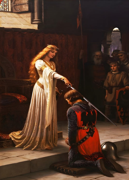 The Accolade 1901 by Edmund Blair Leighton