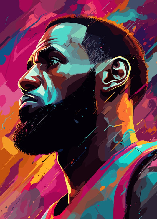 LeBron James Sharp Portrait