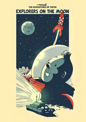 Tintin space anime