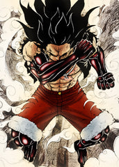 Snake man form of Luffy, One Piece