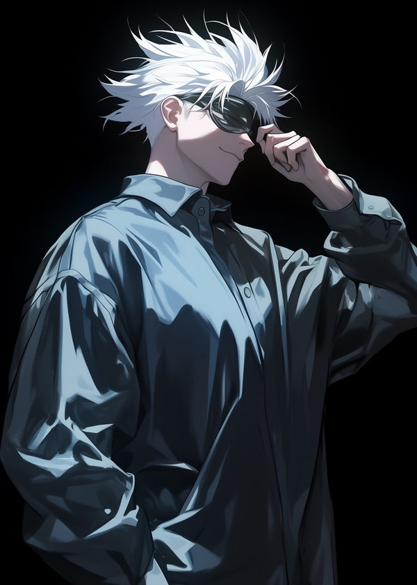 Gojo Satoru Black Background