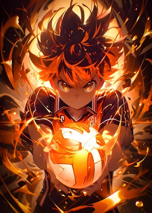 Shoyo Hinata Fiery Passion, Haikyu!!