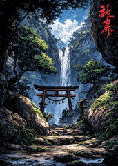 Torii Gate Waterfall
