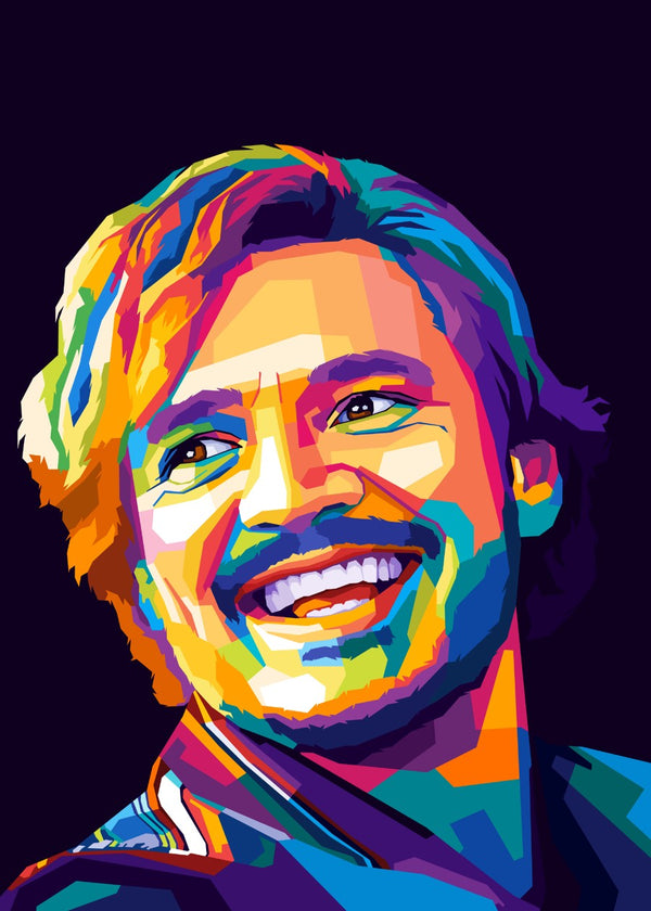 Pedro Pascal Meme Wpap Art
