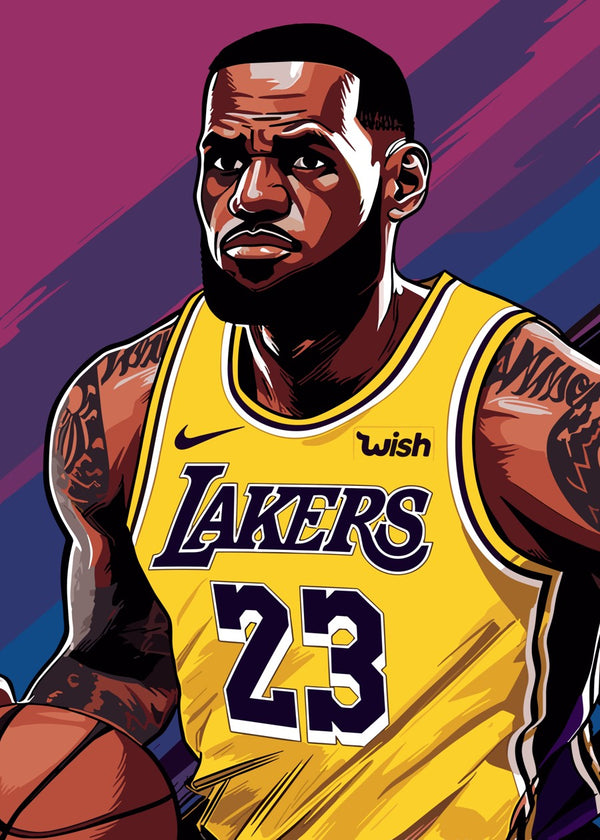 LeBron James Lakers Basketball