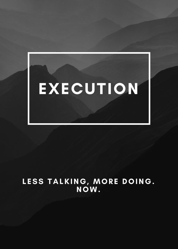 Less talk more action